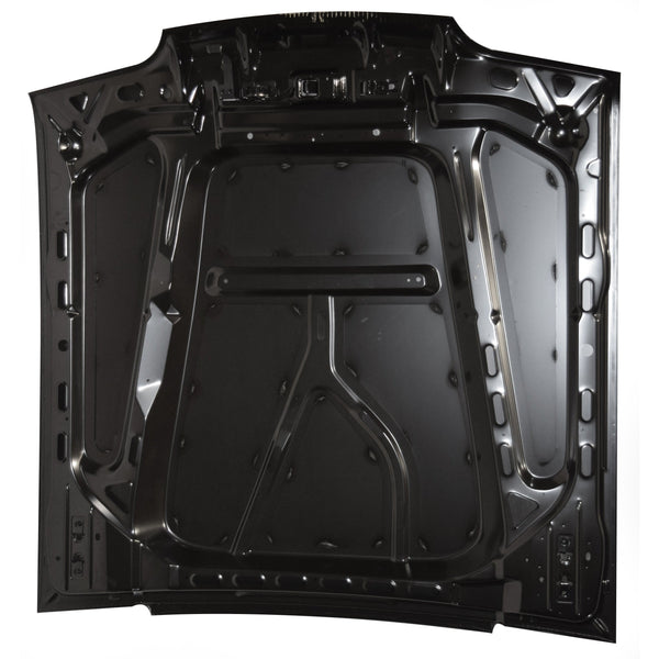 1987-1993 Ford Mustang Cowl Induction Hood, 2" Steel.