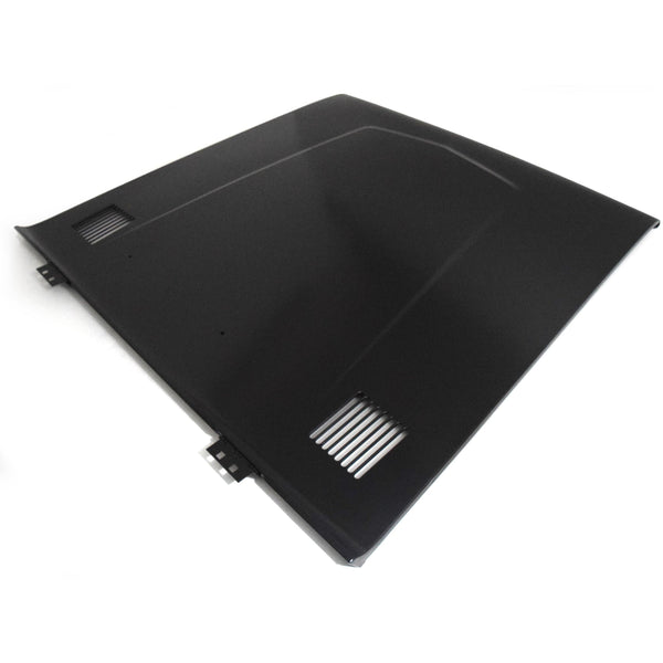 1973-1977 FORD BRONCO HOOD, W/O CATCH HOLE, W/ WASHER HOLE, W/ VENT HOLE.