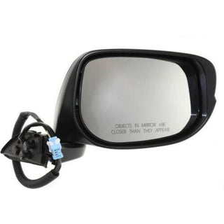 2009-2014 Honda Fit Mirror RH, Power, Non-heated, Manual Folding.
