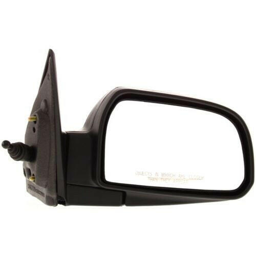 2005-2009 Hyundai Tucson Mirror RH, Cable Remote, Manual Fold, Textured.