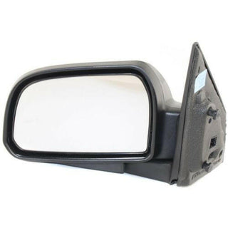 2005-2009 Hyundai Tucson Mirror LH, Power, Non Heated, Manual Folding.