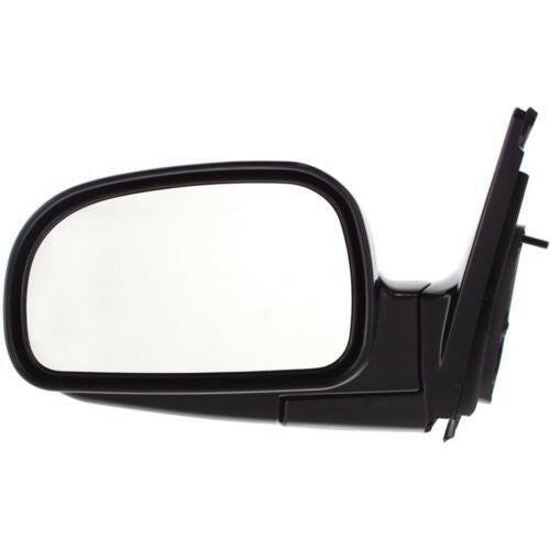 2001-2006 Hyundai Santa Fe Mirror LH, Manual Remote, Non-heated, Manual Fold.