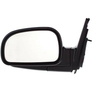 2001-2006 Hyundai Santa Fe Mirror LH, Manual Remote, Non-heated, Manual Fold.