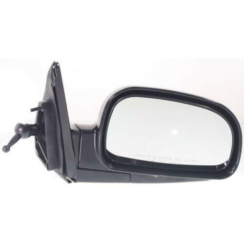 2001-2006 Hyundai Santa Fe Mirror RH, Manual Remote, Non-heated, Manual Fold.
