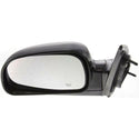2001-2006 Hyundai Santa Fe Mirror LH, Power, Heated, Manual Folding.