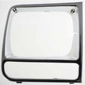 1997-2001 Jeep Cherokee Headlight Door RH, All Chrome.