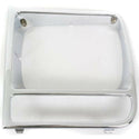 1997-2001 Jeep Cherokee Headlight Door LH, All Chrome.