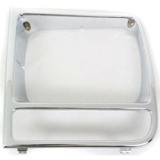 1997-2001 Jeep Cherokee Headlight Door LH, All Chrome.