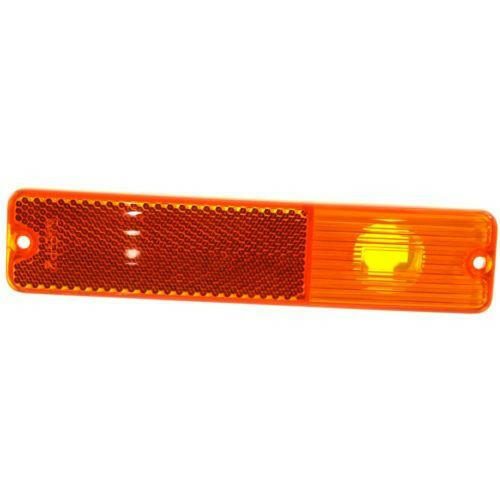 1984-1988 Jeep J10 Front Side Marker Lamp RH=LH, Amber Lens.
