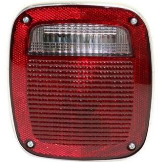 1981-1986 Jeep CJ Series Tail Lamp LH, Assembly, Chrome - Classic 2 Current Fabrication