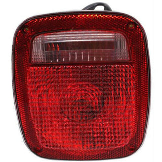 1976-1980 Jeep CJ Series Tail Lamp LH, Assembly, Chrome.