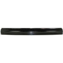 1984-1996 Jeep Cherokee Rear Bumper, Face Bar, Black, Without Holes.