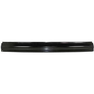 1984-1990 Jeep Wagoneer Rear Bumper, Face Bar, Black, Without Holes - Classic 2 Current Fabrication