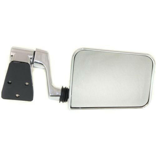 1987-1995 Jeep Wrangler Mirror LH, Manual, Non-heated, Manual Fold, w/Arm.