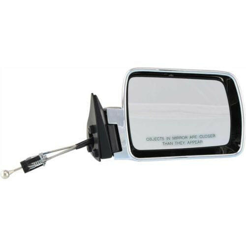 1984-1996 Jeep Cherokee Mirror RH, Manual Remote, Non-heated, Non-fold.