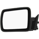 1984-1996 Jeep Cherokee Mirror LH, Power, Non-heated, Non-folding.
