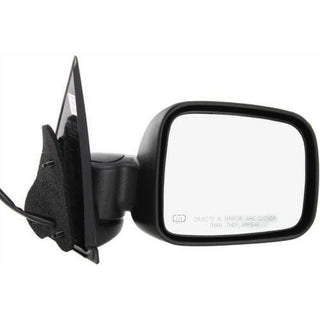 2002-2007 Jeep Liberty Mirror RH, Power, Heated, Manual Fold, Textured, w/o Memory.