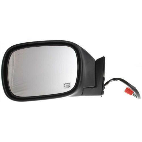 1997-2001 Jeep Cherokee Mirror LH, Power, Heated, Manual Fold, Textured.