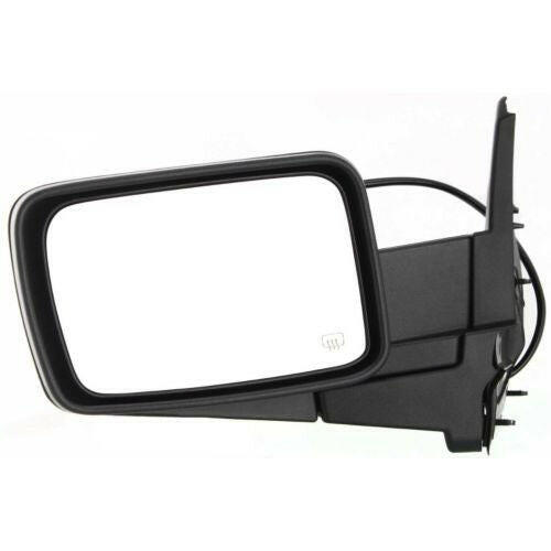 2006-2010 Jeep Commander Mirror LH, Power Heated, w/o Memory, Manual Fold.