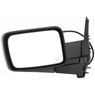 2006-2010 Jeep Commander Mirror LH, Power Heated, w/o Memory, Manual Fold.