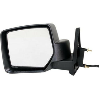 2007-2009 Jeep Patriot Mirror LH, Power, Non-heated, Manual Fold, Textured.