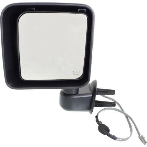 2014 Jeep Wrangler Mirror LH, Power, Heated, Manual Folding.