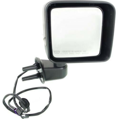 2014 Jeep Wrangler Mirror RH, Power, Heated, Manual Folding.