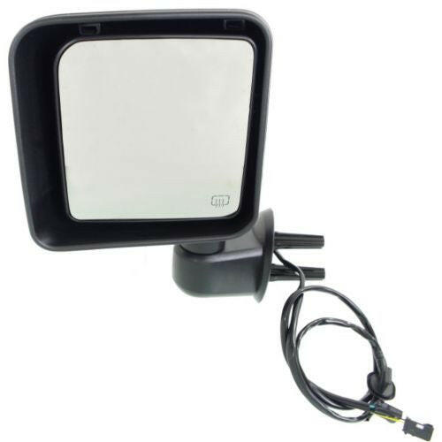 2015-2016 Jeep Wrangler Mirror LH, Power, Heated, Manual Folding.