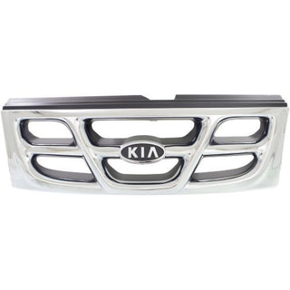2001 Kia Sportage Grille, Chrome, From 02-01 - Classic 2 Current Fabrication