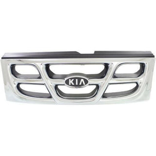 2001 Kia Sportage Grille, Chrome, From 02-01.