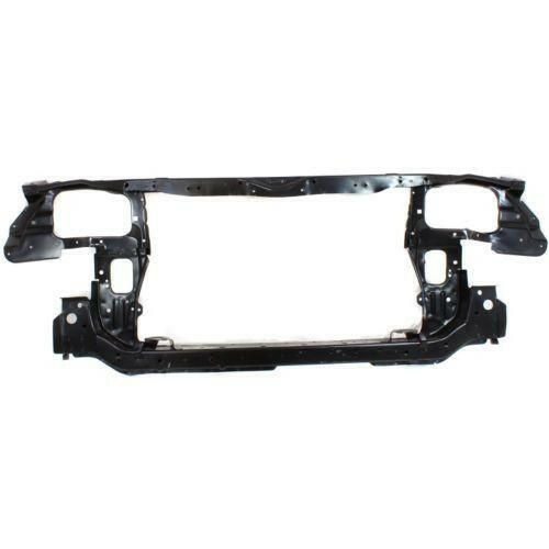 2002-2004 Kia Spectra Radiator Support, Assembly, Black, Steel, Hatchback.