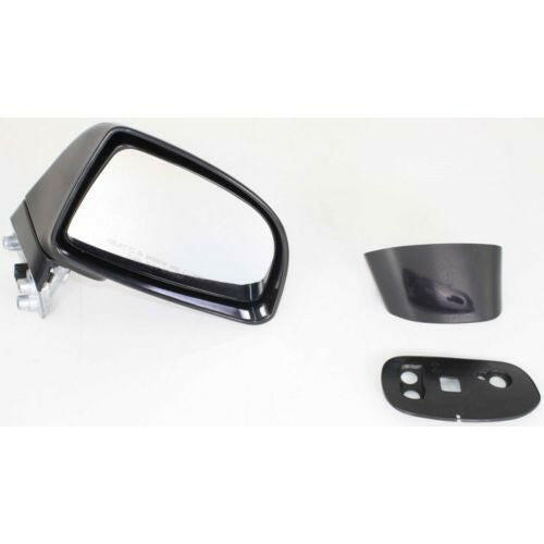 2007-2012 Kia Rondo Mirror RH, Power, Heated, Manual Fold, Smooth Black.