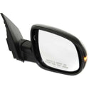 2010-2011 Kia Rio5 Mirror RH, Power, Heated, Manual Folding, w/Signal Lamp.
