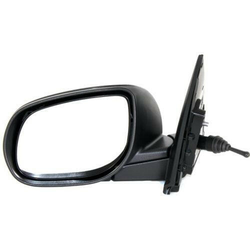 2010 Kia Forte Mirror LH, w/o Signal Lamps, Sedan, Manual Folding.
