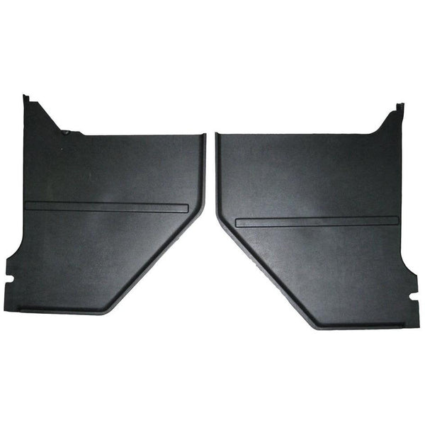 1965-1966 Ford Mustang Kick Panel, Black Pair Coupe Fastback - Classic 2 Current Fabrication