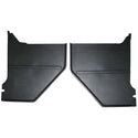 1965-1966 Ford Mustang Kick Panel, Black Pair Coupe Fastback.