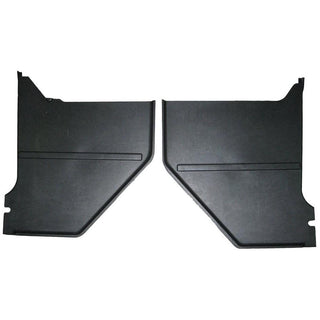 1965-1966 Ford Mustang Kick Panel, Black Pair Coupe Fastback - Classic 2 Current Fabrication