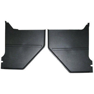 1965-1966 Ford Mustang Kick Panel, Black Pair Coupe Fastback.