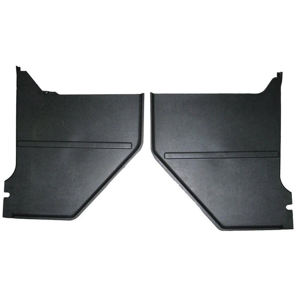 1965-1966 Ford Mustang Kick Panel, Black Pair Coupe Fastback.
