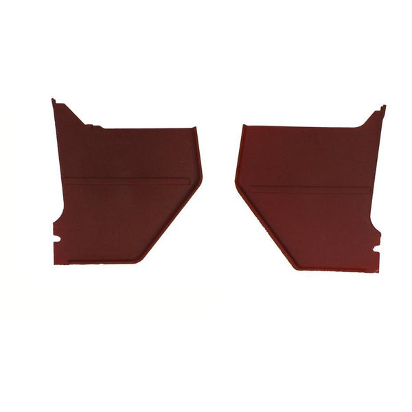 1965 Ford Mustang Kick Panel, Red Pair Coupe.