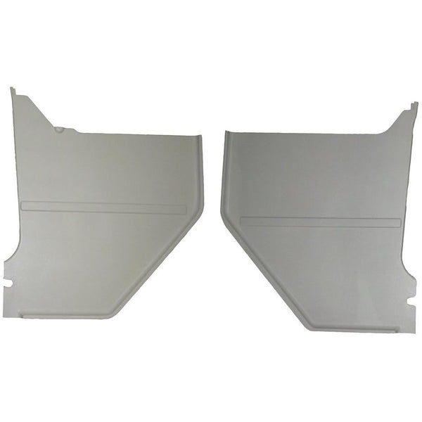 1965-1966 Ford Mustang Kick Panel, White Pair Coupe.
