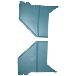 1967-1968 Ford Mustang Kick Panel, Aqua Pair Coupe Fastback - Classic 2 Current Fabrication