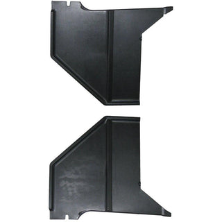 1967-1968 Ford Mustang Kick Panel, Black Pair Coupe Fastback - Classic 2 Current Fabrication