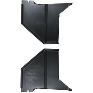 1967-1968 Ford Mustang Kick Panel, Black Pair Coupe Fastback.