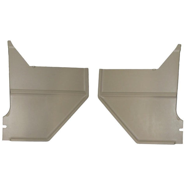 1967-1968 Ford Mustang Kick Panel, Light Parchment Pair Coupe Fastback.