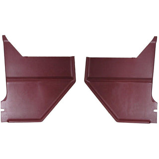 1967-1968 Ford Mustang Kick Panel, Red Pair Coupe Fastback.