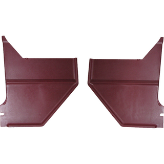 1967-1968 Ford Mustang Kick Panel, Red Pair Coupe Fastback.