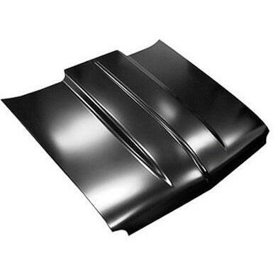 1962-1965 Chevy Chevy II COWL HOOD PANEL w/2in RISE, ON SKID AT 115 LBS.
