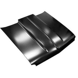 1962-1965 Chevy Chevy II COWL HOOD PANEL w/2in RISE, ON SKID AT 115 LBS.