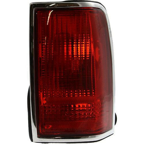 1990-1997 Lincoln Town Car Tail Lamp RH, Lens And Housing, W/ Emblem.
